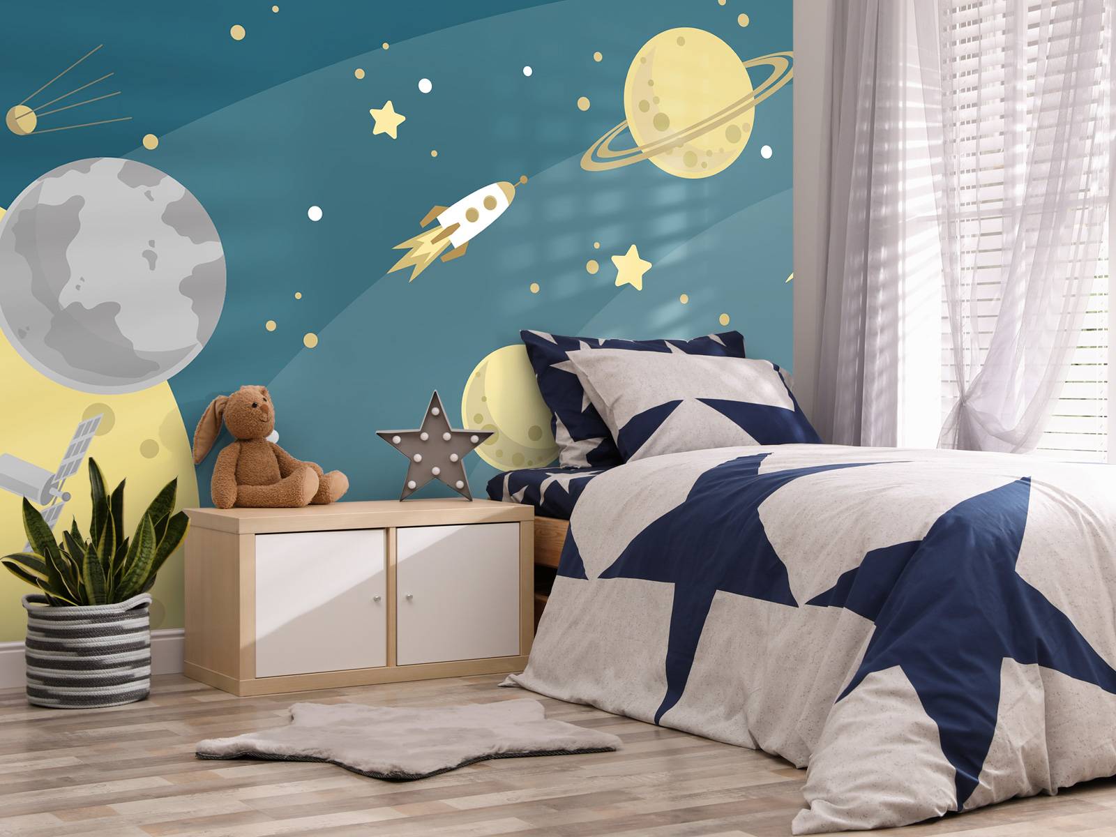 Fototapete Weltraum-Landschaft kein Material